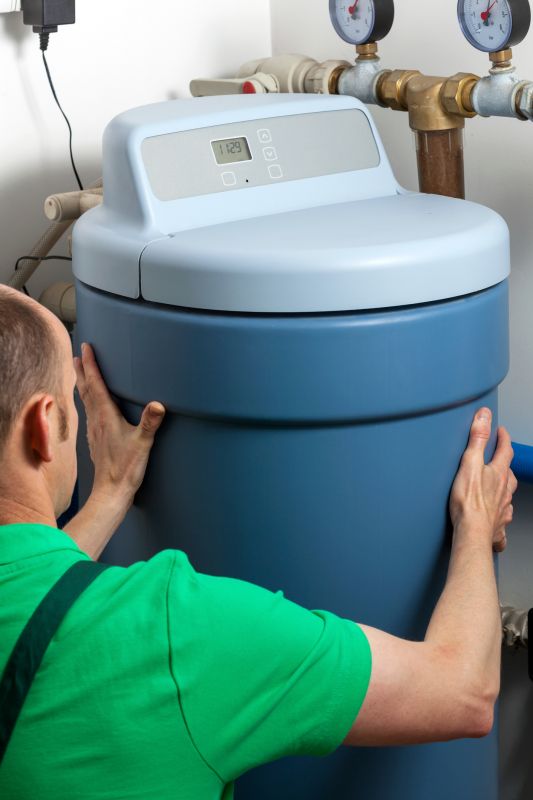 Completed Water Softener System Setup